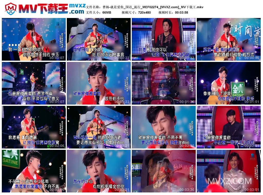 曹杨-就是爱你_国语_流行_MEF02274